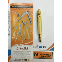 Liposuction Cannula Handle without hole ( Standard Threaded Fitting Reusable Handle )